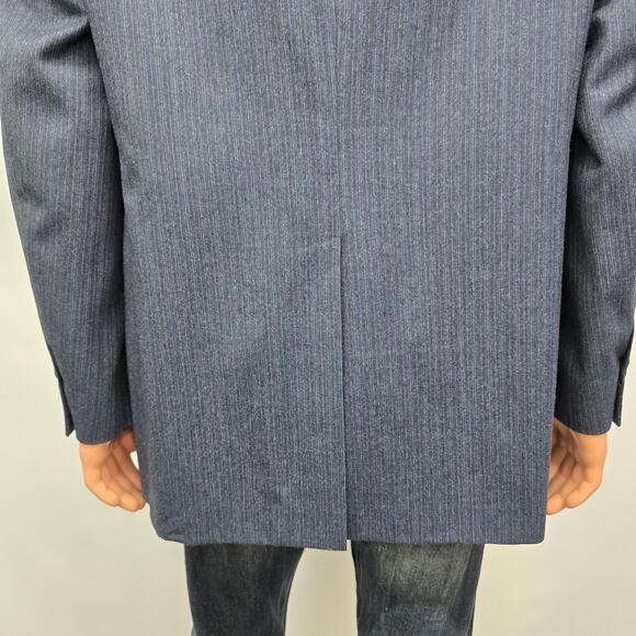 Vintage Christian DIOR Virgin Wool Suit Jacket Pinstriped Sport Coat Size L / 44 - Picture 8 of 13